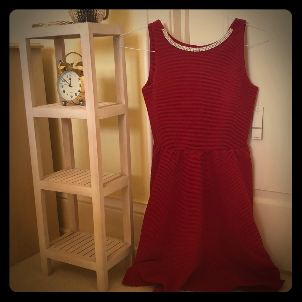 Red formal dress, US girls size 14